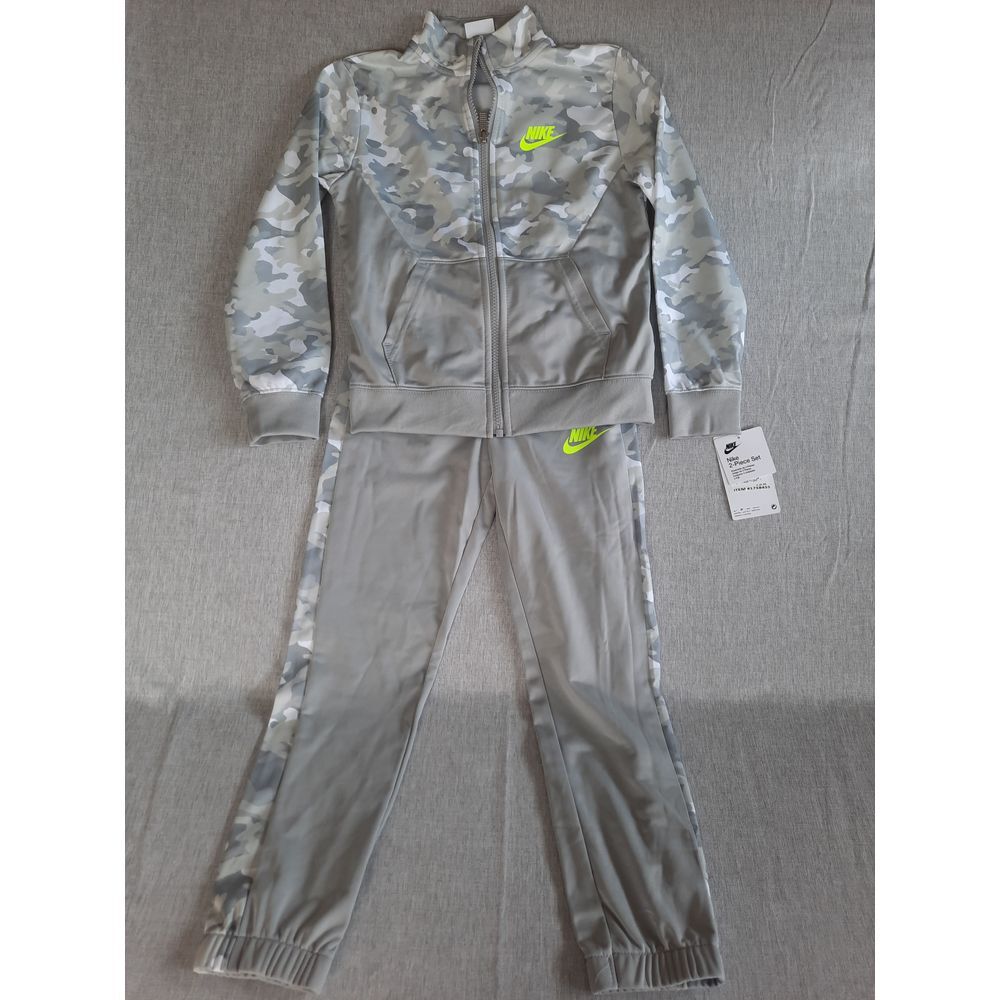 Nike Kids 6-7 yrs Stretch Camouflage High-Neck Sweater and Jogger Pants 2-Pc Set
